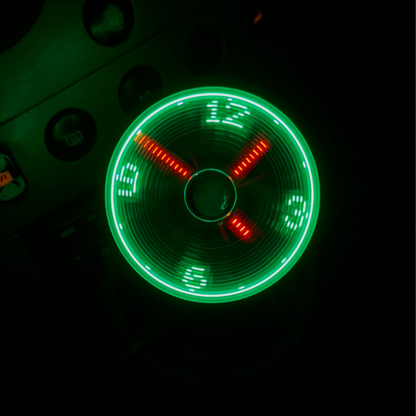 Glow Clock Fan