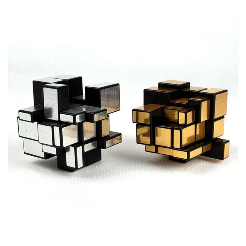 Neo Magic Mirror Cube 3X3X3 Gold Silver Professional Speed Cubes Puzzles Speedcube Educational Toys for Children Adults Gifts