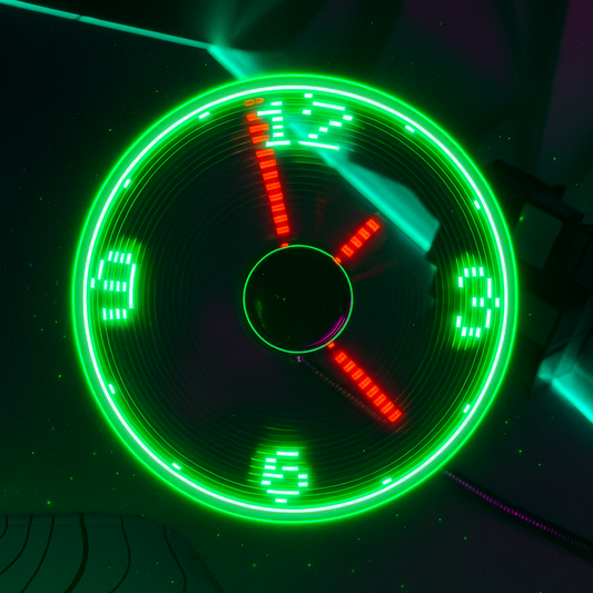 Glow Clock Fan